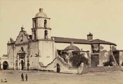 Mission, San Luis Rey de Francia af Carleton Watkins
