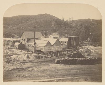 Mount Ophir Mill af Carleton Watkins