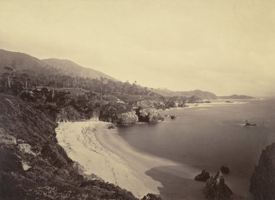 [Pacific Coast View] / [Gibson Beach, Pt. Lobos, Monterey Coast] af Carleton Watkins