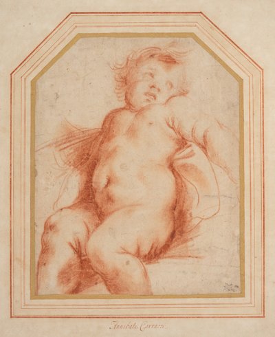Nøgent spædbarn af Carlo (attr. to) Cignani