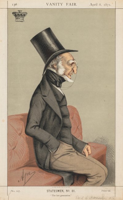 Vanity Fair: Statesman No., 81 The Last Generation, 1871. af Carlo