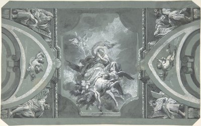 Studie til udsmykning af en hvælving, 1754-1815. af Carlo Alberto Baratta