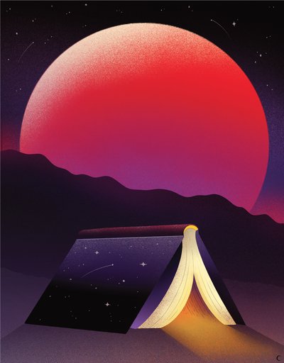 Find et tilflugtssted i din fantasi, 2020 (digital illustration) af Carlo Alberto Giardina