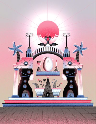 Der er ingen fragmenter, hvis der ikke er en helhed, 2020 (digital illustration) af Carlo Alberto Giardina