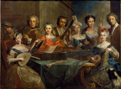Familie af musikere af Carlo Amalfi