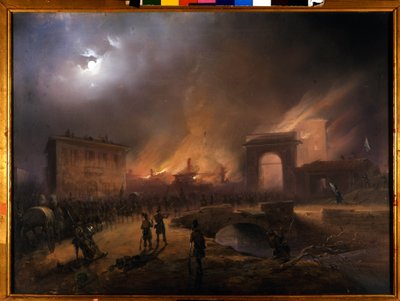 Risorgimento: De fem dage i Milano (Cinque giornate di Milano) (18.-22. marts 1848): dette er en af de første episoder af revolutionerne i 1848 (en del af den første italienske uafhængighedskrig), der oplevede milanesernes fremgang befolkningsoprør mod af Carlo Bossoli