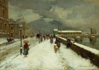 En blæsende vinterdag, af Carlo Brancaccio