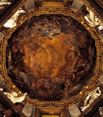 Jomfruens himmelfart, af Carlo Cignani, fresco af Carlo Cignani