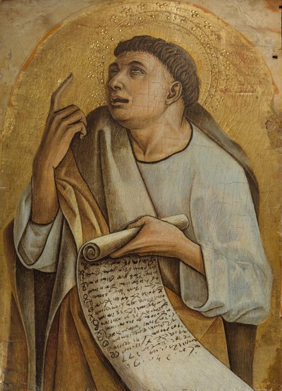 En apostel, ca. 1471-73 (tempera og guld på træ) af Carlo Crivelli
