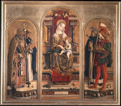 Camerino Triptykon (Triptykon fra Saint Domenico) af Carlo Crivelli