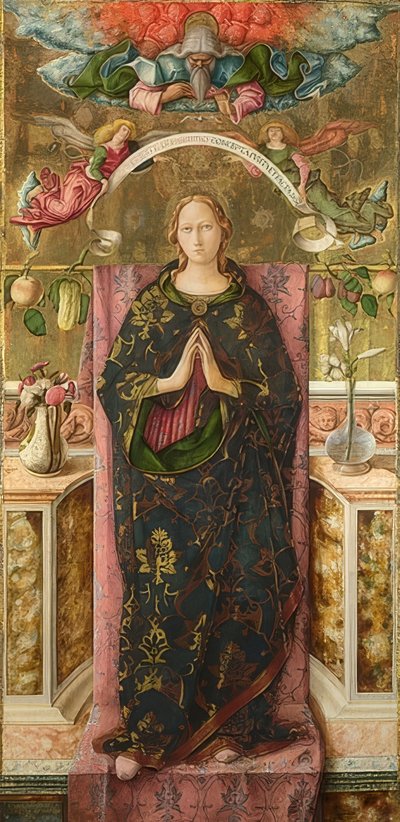 Den ubesmittede undfangelse. 1492 af Carlo Crivelli