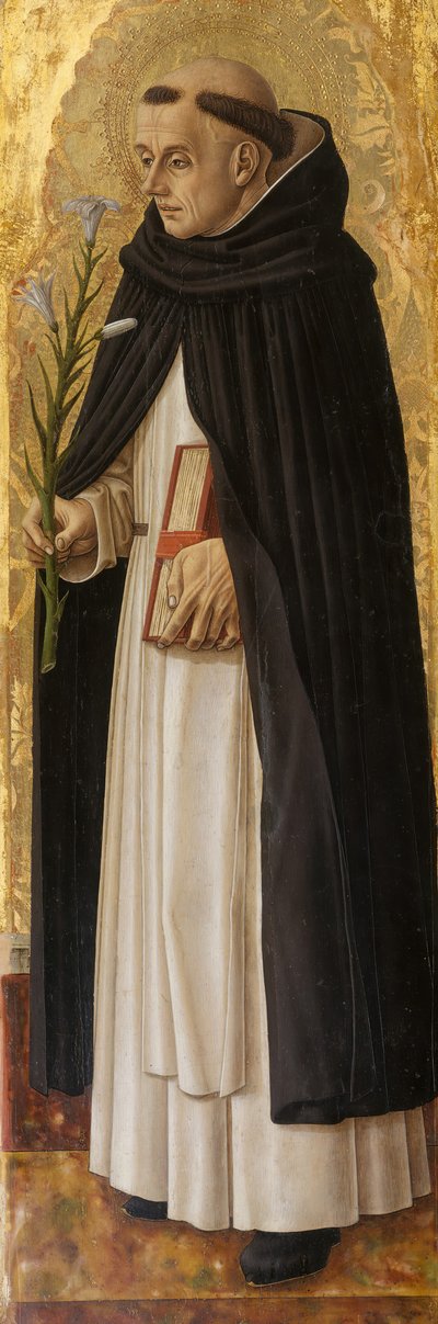 Saint Dominic, 1472. af Carlo Crivelli