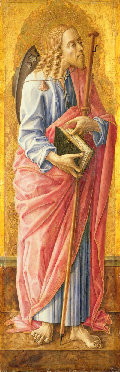 St James the Greater (tempera på panel) af Carlo Crivelli