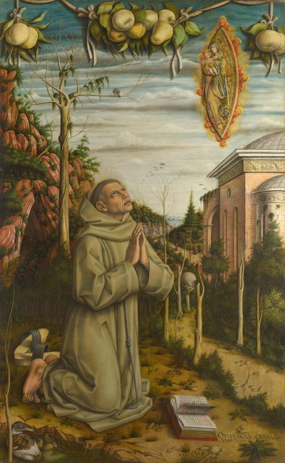 Synet om den salige Gabriele, 1489 af Carlo Crivelli