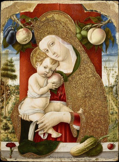 Jomfru og barn, 1482-1483 af Carlo Crivelli