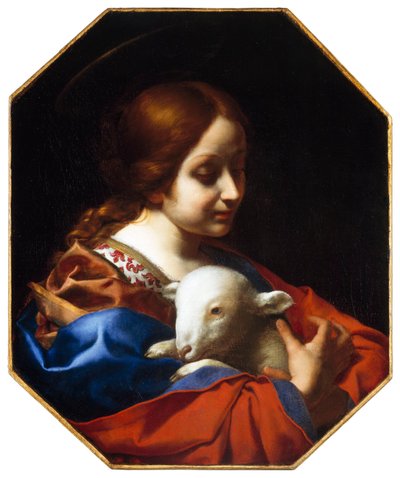 Sankt Agnes af Carlo Dolci