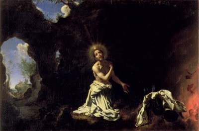 St. Dominic Penitent af Carlo Dolci
