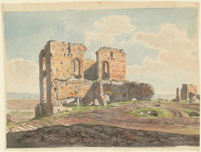 The Great Villa of the Quintilii på Appian Way af Carlo Labruzzi
