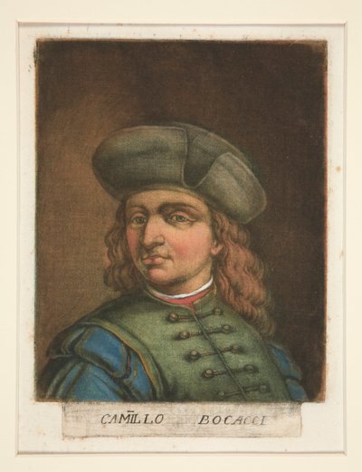 Camillo Bocacci, fra Portraits of Painters af Carlo Lasinio