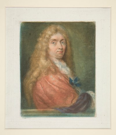 Charles Lebrun, fra Portraits of Painters af Carlo Lasinio