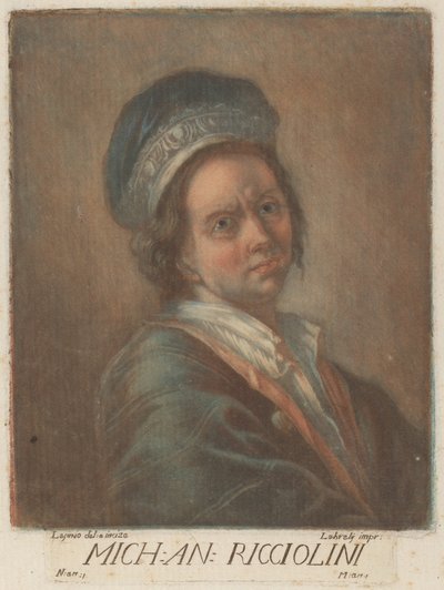 Michelangelo Ricciolini, 1789. af Carlo Lasinio