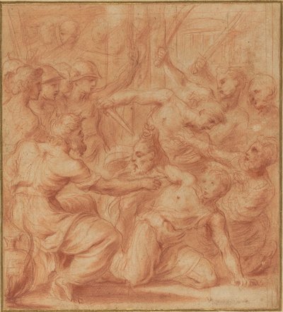 David ofrer Goliats hoved til kong Saul af Carlo Maratta