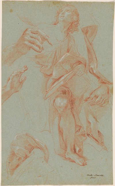 Studier af Sankt Jakob den Store af Carlo Maratta