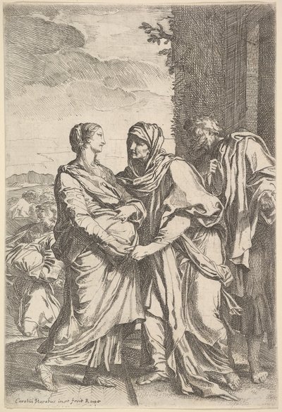 Besøget. af Carlo Maratta or Maratti