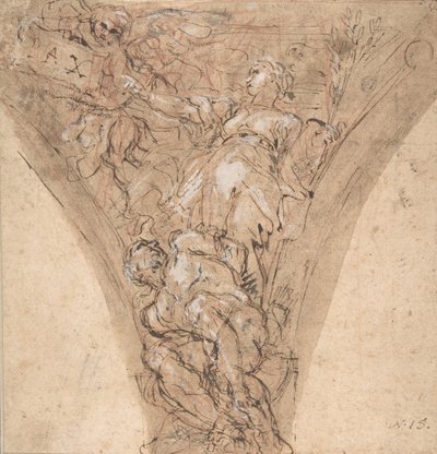 Allegorisk fredsfigur, 1625-1713. af Carlo Maratti