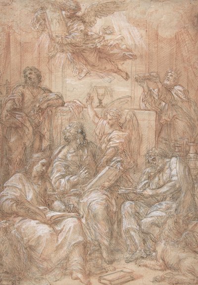 Allegori over den gamle og nye dispensation, 1700-1708. af Carlo Maratti