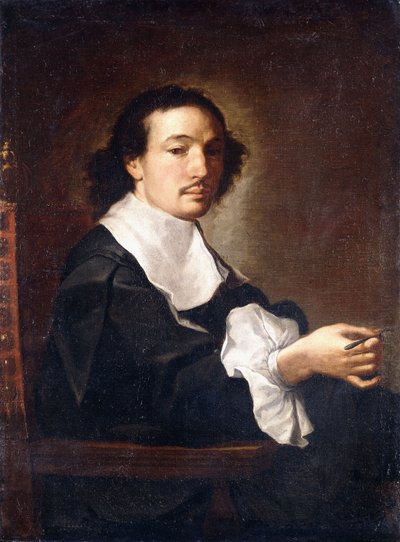 Portræt af en læge, sandsynligvis Giovanni Guglielmo Riva af Carlo Maratta or Maratti