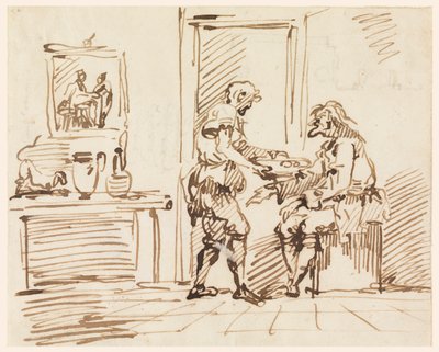 En genrescene af Carlo Marchionni