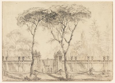 Ved porten til en villa af Carlo Marchionni