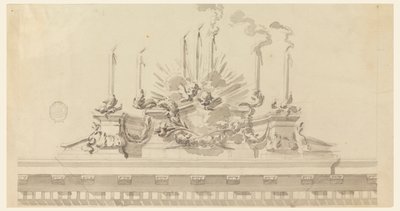 Design til udsmykning af en ceremoni af Carlo Marchionni