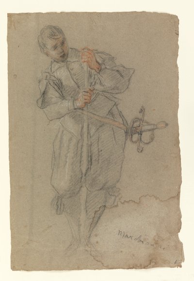 Soldat læsser sin pistol af Carlo Marchionni