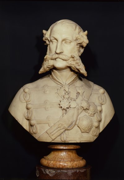 Jarlen af Cardigan (1797-1868) (marmor) af Carlo Marochetti