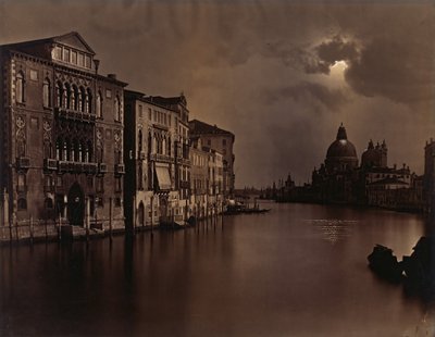 [Natudsigt over Canal Grande, Venedig], ca. 1875. af Carlo Naya