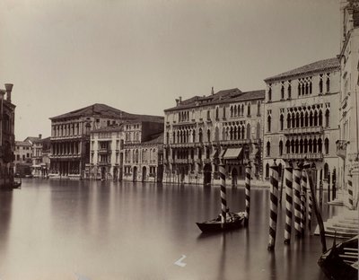 Venedig. Canal Grande med udsigt til Ca