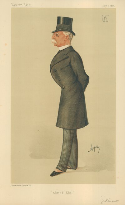 General Sir Donald Martin Stewart, Ahmed Khel, 15. januar 1887, Vanity Fair-tegneserie af Carlo Pellegrini