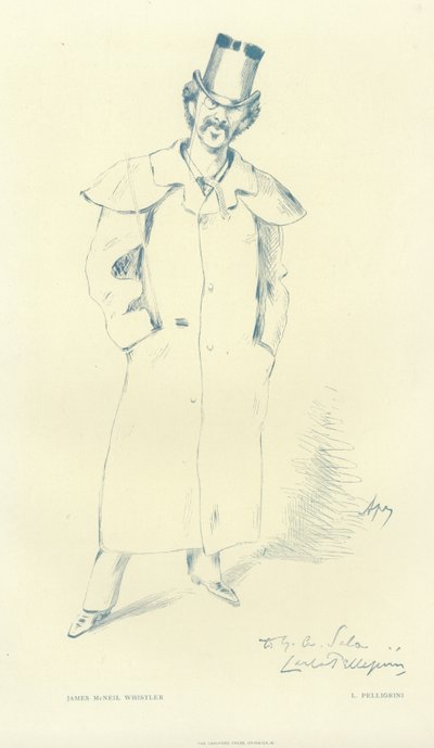 James Abbott McNeill Whistler af Carlo Pellegrini