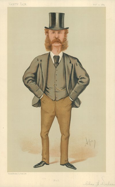 Mr Charles Henry Wilson, Hull, 21. februar 1885, Vanity Fair tegneserie af Carlo Pellegrini