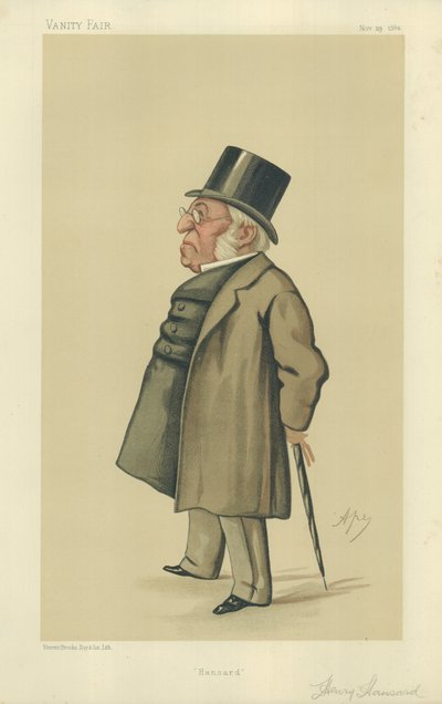 Hr Henry Hansard af Carlo Pellegrini
