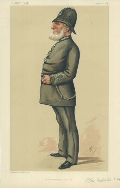 Politiinspektør Ebenezer Denning af Carlo Pellegrini