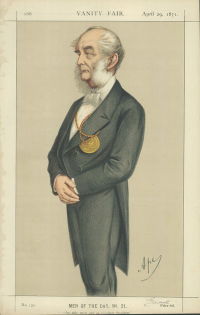 Sir Francis Grant af Carlo Pellegrini