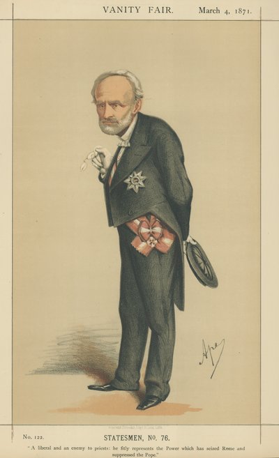 Chevalier Charles Cadorna af Carlo Pellegrini