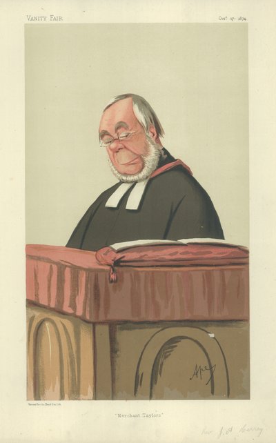 Pastor James Augustus Hessey af Carlo Pellegrini