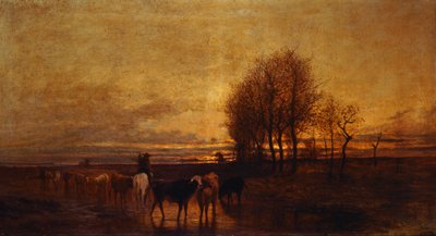 Dyr bliver drevet til vand, af Carlo Pittara af Carlo Pittara
