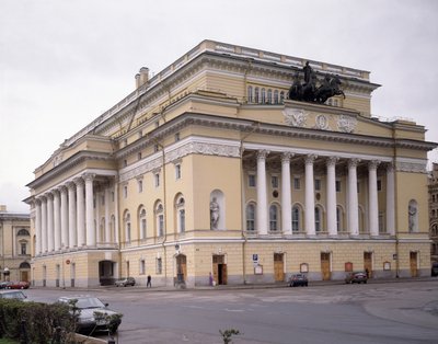 Alexandrinsky-teatret i Sankt Petersborg, 1828-1832 af Carlo Rossi