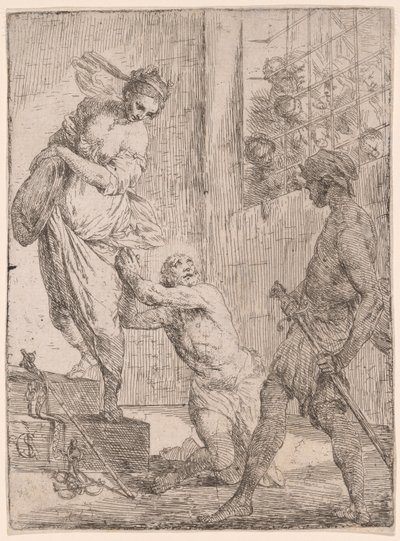 Johannes Døberens martyrium af Carlo Saraceni