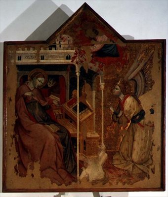 Bebudelse (tempera på panel) af Carlo da Camerino